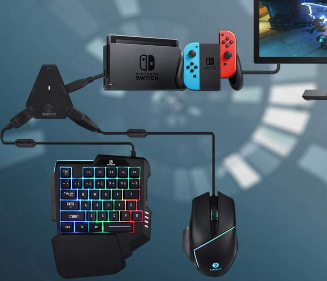c91 switch keyboard and mouse for nintendo switch